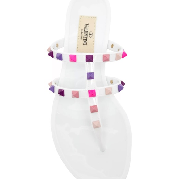 Valentino Gavarani rockstud pvc Sandals - 36 - Picture 5 of 7